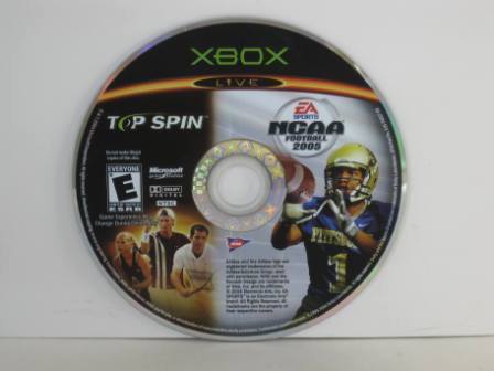 NCAA Football 2005 Top Spin Combo (DISC ONLY) - Xbox Game